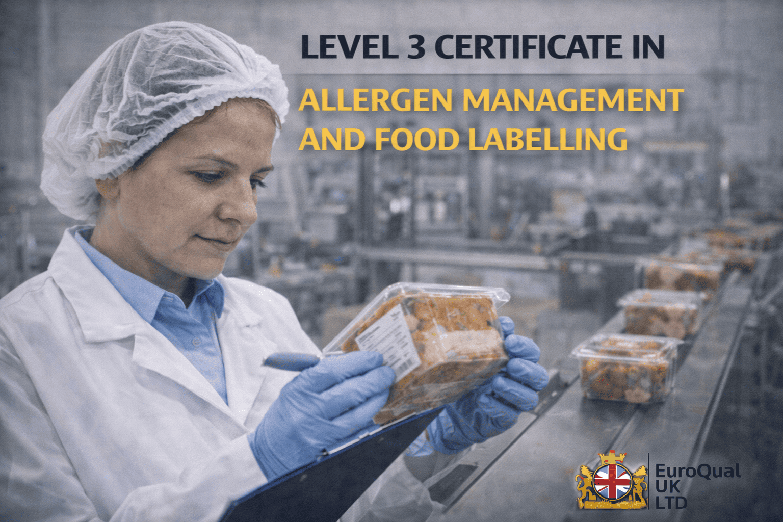 Level 3 Certificate in Allergen Management & Food Labelling