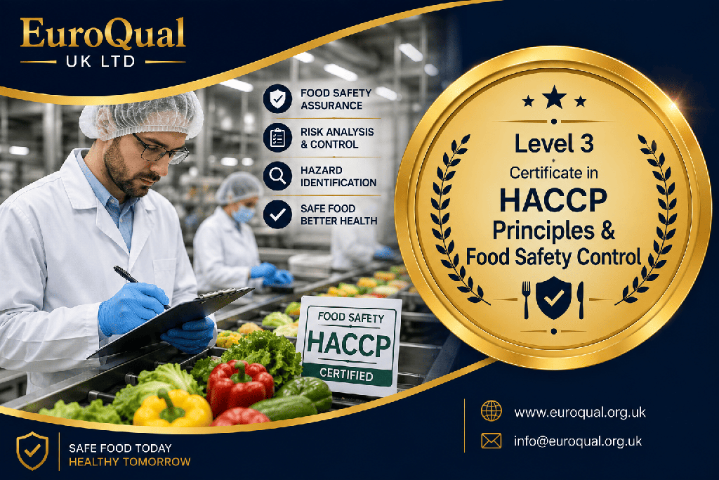 Level 3 Certificate in HACCP Principles & Food Safety Control